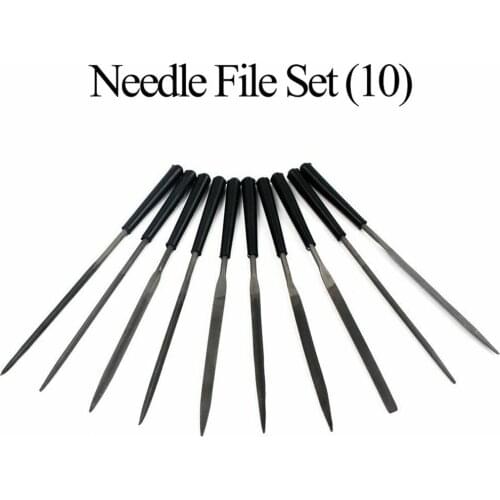 10pcs Professional Guitar Frets Nuts Needle File Set Polished File Rasp Grinding Knife Repair Burnish Tool Guitar Accessories