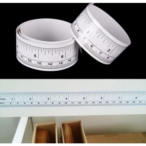 90cm Vinyl Metric Measure Soft Ruler Tape DIY Self Adhesive Measuring Tape Sticker Home Sewing Tool Accessory