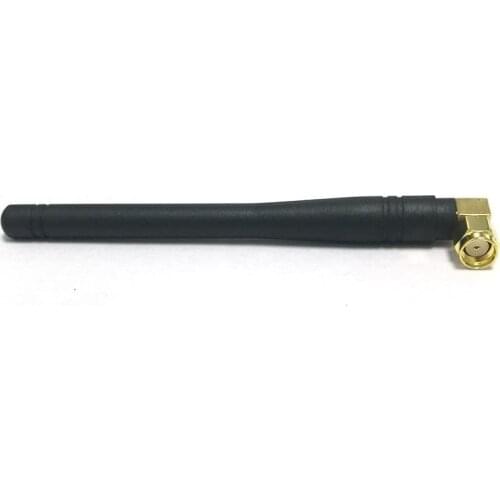 2.4GHz WIFI Antenna 3dbi Bluetooth Module Aerial OMNI RP SMA male plug connector right angle #1 for Wireless Modem