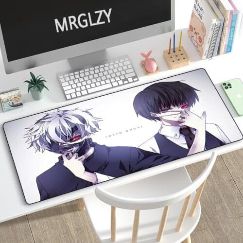 MRGLZY Anime Tokyo Ghoul Multi-size 40*80CM Large Mouse Pad Gaming Peripheral kaneki ken MousePad Computer Accessories Desk Mat