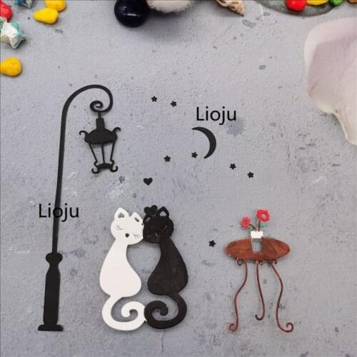 Cute cat scrapbooking die cut metal cutting dies 2020 for DIY Scrapbooking Embossing Cards Tool Decorative Crafts Die Cuts