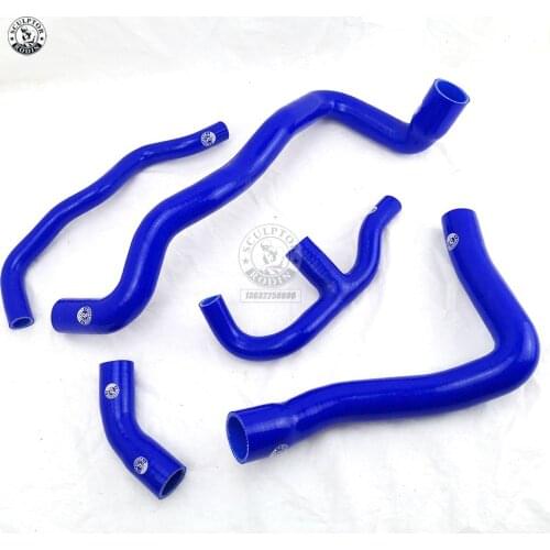Silicone Radiator Hose Kit For BENZ C200K W203 COUPE SPORT Kompressor 2001-2007(5Pcs) Red/Blue/Black