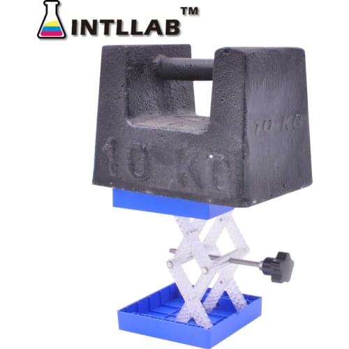 Laboratory Lifting Platform Stand Rack Scissor Lab Jack 100x100mm ( 4''X 4'' ) By Plastic And Resistant Stainless Steel