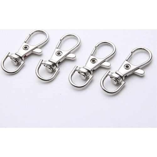 Fashion DIY Jewelry Making Accessory Retro Gold Keychain Key Chain Ring Woman Bag Charms Car Keyring Toy Parts Dog Rope Trinket