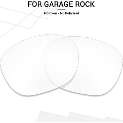 Mryok Anti-Scratch Replacement Lenses for Oakley Garage Rock Sunglasses HD Clear