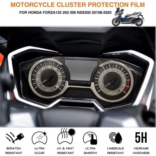 Motor Cluster Meter Scratch Protection Film Instrument Speedometer Dashboard Screen Sticker for Honda Forza 300 2018 2019 2020