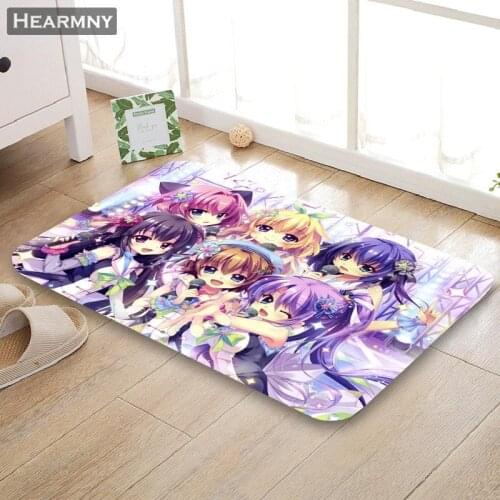 Custom Izumi Tsubasu Doormat Floor/Bath/Kitchen/Beach Mat Flannel Sponge Fabric 3D Printed Shaggy Decoration For Bedroom