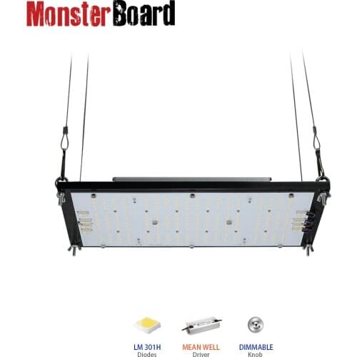 Grow light led 120W monster board full spectrum lm301h mixed Cree XPE-2 660nm &730nm +Lg 395nm plant light