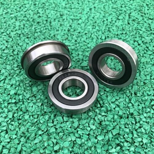 20/10pcs Flanged bearing F6000-2RS F6001-2RS F6002-2RS F6003-2RS F6004-2RS F6005-2RS F6006-2RS flange deep groove ball bearings