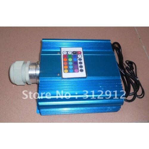 45W LED RGB optical fiber light source,AC90-260V input;with IR remote controller