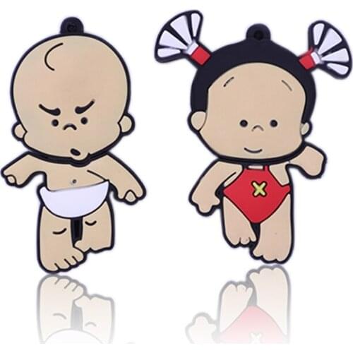 USB flash drive 128gb lovely kids girl pen drive 64gb cartoon boy pen drive 4g 8gb 16gb 32gb memory stick u disk creative usb2.0