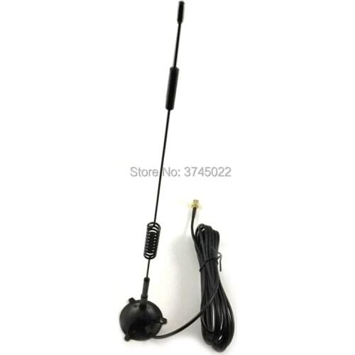 1pcs Sma Male Connector Antenna Gain 5dbi 4G Lte Omni Antenne With Triangle Bracket Sucker Holder RG174 Cable 300cm