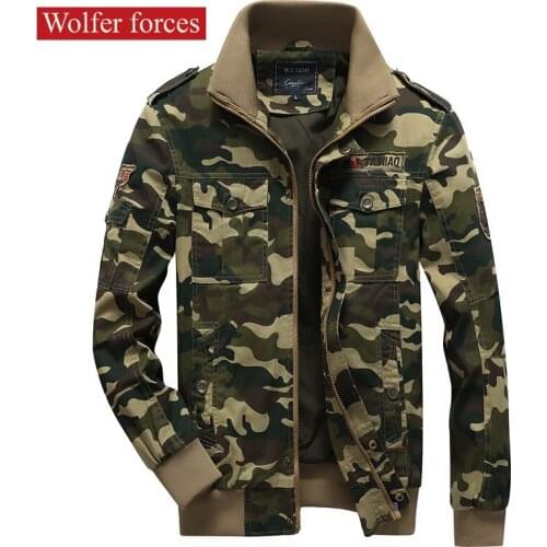 Wolfer forces Mens Camouflage Jackets