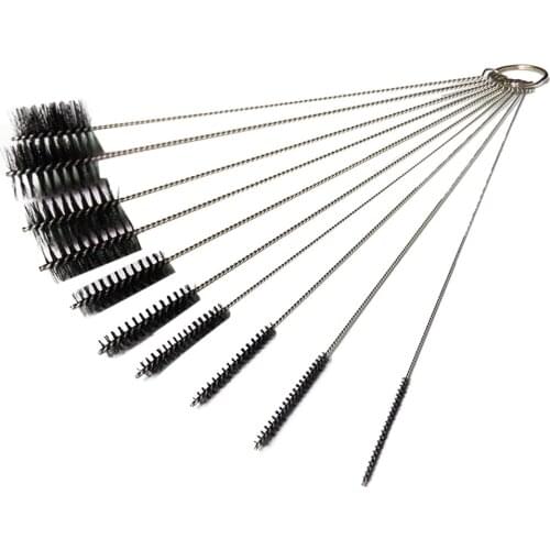 10pcs set White Color Multi-Functional Tools Brush Spray Brush Pots Bottle small mouth cleaning brush fit for different size