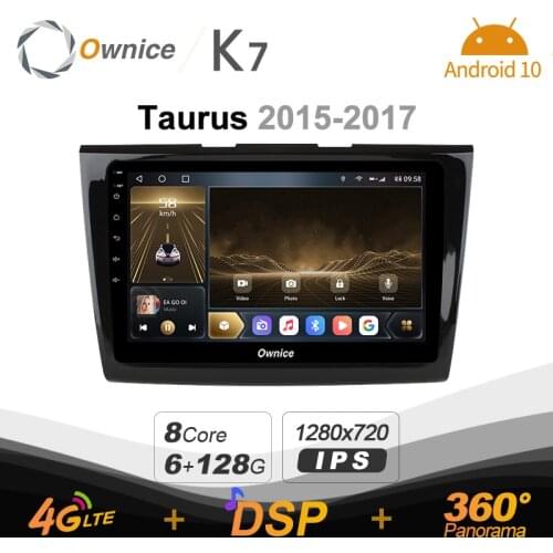 Android 10.0 6G+128G Ownice K7 Car autoradio Multimedia for Ford Taurus 2015 - 2017 radio system unit 360 Panorama 4G LTE SPDIF