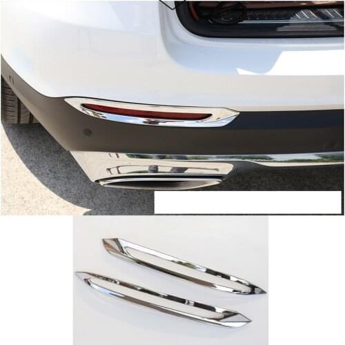 Car styling Rear fog lamps cover grille slats fog lights cover decoration Trim strips for Mercedes Benz GLC Class X253 Sport