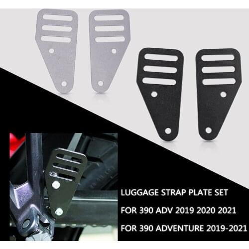 FOR 390 ADVENTURE 2019-2021 390 ADV Adventure 2019 2020 2021 Accessories Motorcycle CNC Aluminum Parts Luggage Strap Plate Set