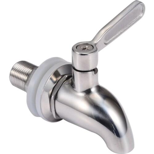 Stainless Steel Beer Wine Kegs Fermenting Faucet Tap Home DIY Brew Fermenter Wine Draft Beer Juice Dispenser Drink Fridge Kegs