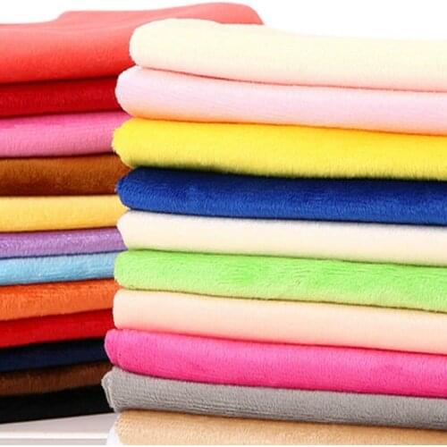 Short Plush Fabric Decoration Tilda Cloth Counter Pillow Cover Upholstery Background Material DIY Flannel Fabric 1 Yard