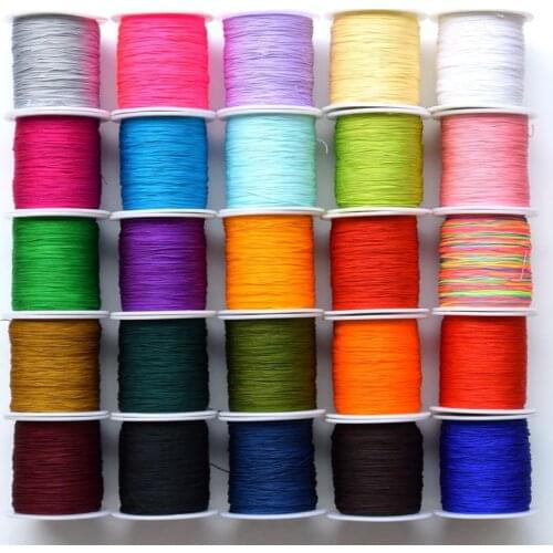135Yards 0.8mm Nylon Cord Thread Chinese Knot Macrame Cord Bracelet Braided String Beading Craft DIY Jewelry Cord Thread