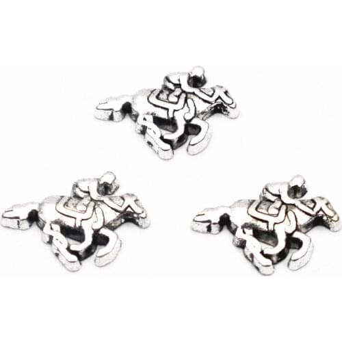 New Arrival 10pcs/lot horse racing Alloy floating charms living glass memory floating lockets diy jewelry