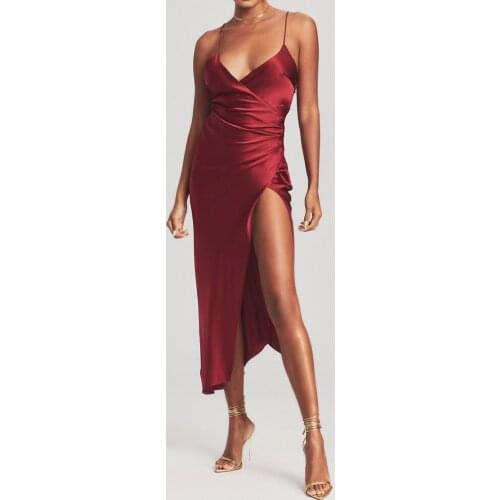 Romagic Womens Satin Dresses