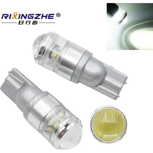 RXZ 2pcc Car T10 W5W 5LED 2835 Chip 5W License plate Bulb Reading light clearance 12v Auto Interior Dome Light Plug and Play