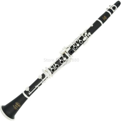 SADSN SCL-450 17 Keys Bb Tune Clarinet Bakelite Body Silver key B Flat Clarinet Professional Musical Instrument with Case