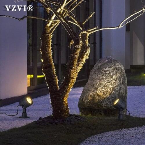 Modern COB Spike Garden Light 6W LED Lawn Lamp 220V 110V Waterproof IP65 Outdoor Landscape Path Tree Spot Light Street lamp