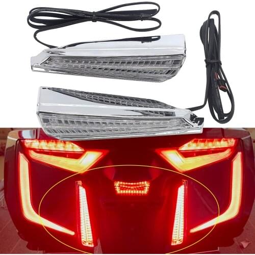 Gold Wing Motorcycle Turn Signal LED Filler Panel Lights Decorative Lamp For HONDA Goldwing GL 1800 GL1800 F6B 2018-2021 2020