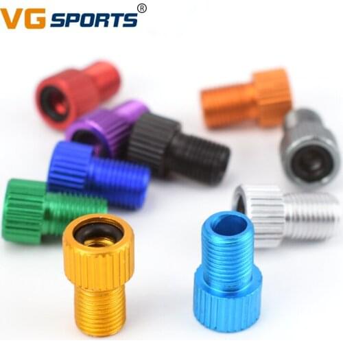 2pcs Presta to Shrader Valve Adapter Bicycle Road Bike Tire Valve Adapters Tube Tool Converters Cycling Bicycle Pump Accessories