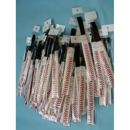 2017 Trendy Leather Headband Elastic Braided Leather Fashion Headband with Attached Hair,Baseball and softball leather headband