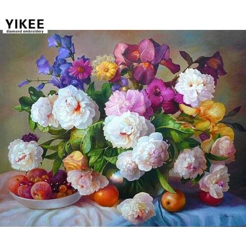 Diamond painting cross,flower,square diamond,diamond paintings mosaic picture