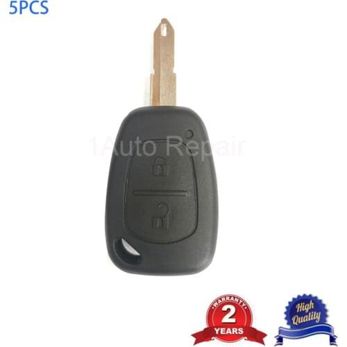 Car Smart Remote Key 2 buttons PCF7946 Chip 433MHZ for Renault Master Trafic Vauxhall Movano Interstar 5pcs