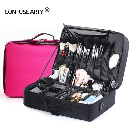 Confuse arty Suitcases For Cosmetics