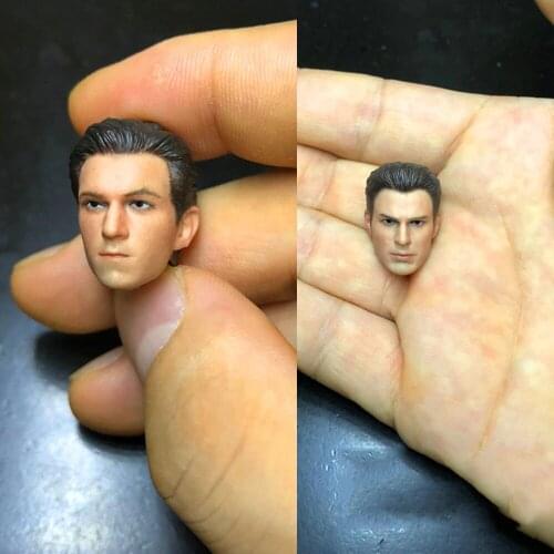 D03/D04 In Stock 1/12 Scale American Team/ Dutch Brother Head Sculpt Carved Model Accessory for 6 inches Action Figure Body