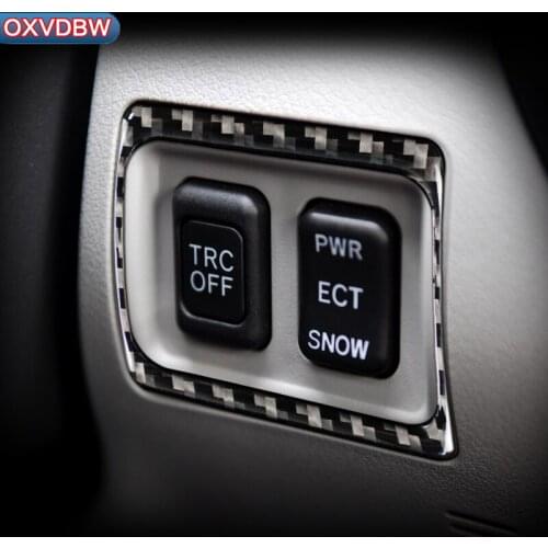 For LEXUS IS250C 300 350C interior trim Carbon Fiber TRC backup box switch box Car Sticker 2006 2007 2008 2009 10 11 2012Styling
