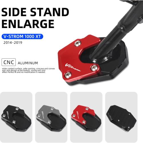 For SUZUKI V-STROM 1050/XT 2020-2021 Motorcycle CNC Side Stand Enlarge Extension Kickstand V-STROM 1050 Accessories Motorbike