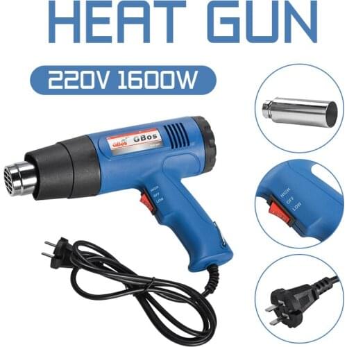 220V 1600W Electronic Heat Gun Hot Air Gun Wine Cap Sealing Machine Shrink Cap Gun Air Blower Rework Repair