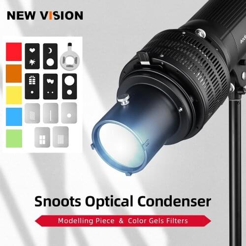 Focalize Conical Snoot Photo Optical Condenser Art Special Effects Shaped Beam Light Cylinder for Profoto Mount Studio Flash