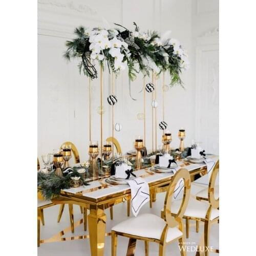Hot 100cm Tall metal Flower Vase gold flower stand Table Centerpiece Wedding Decoration 10pcs free shipping