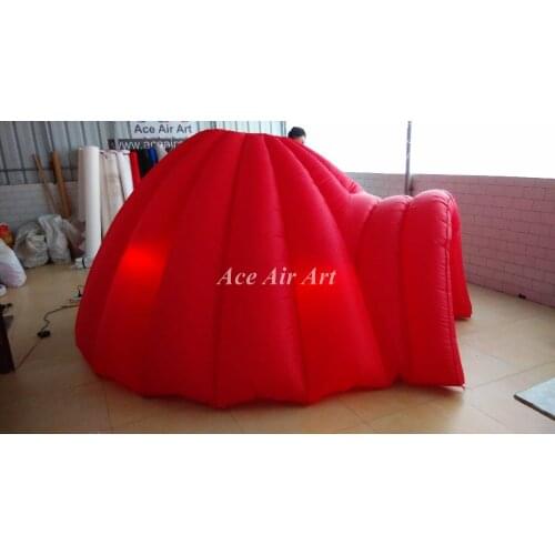 Hot sale outdoor inflatable planetarium dome tent, portable projection inflatable dome tent price school learn dome for sale
