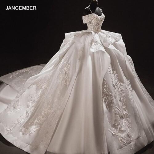 HLF43 Wedding Dress Off Thr Shoulder Spaghetti Strap Floral Print Illusion Fairy сексуальное свадебное платье Robe Longue