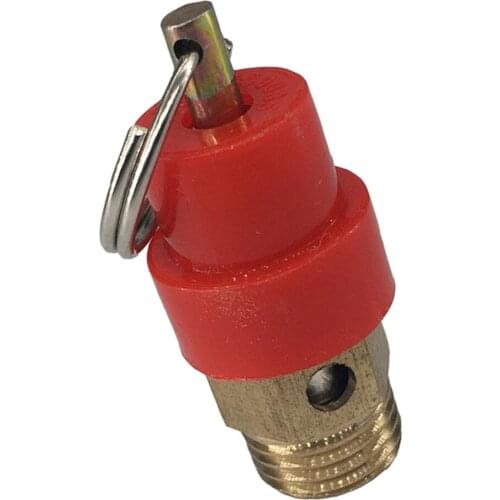 Air Compressor Safety Valve with Pull Ring Pressure Relief Valve 116Psi G1/4
