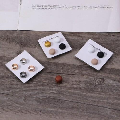 U2JF Strong Metal Plating Magnetic Hijab Clip Safe Hijab Brooch Luxury Accessory No Hole Pins Brooch Magnet for Muslim Scarf