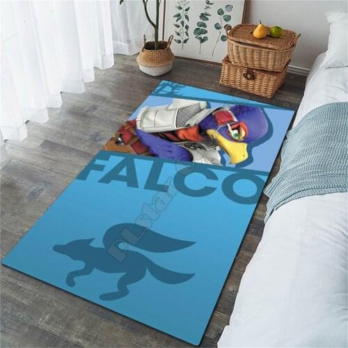 Falco carpet Square Anti-Skid Area Floor Mat Rug Non-slip Mat Dining Room Living Soft Carpet Kids Cartoon Game Mat