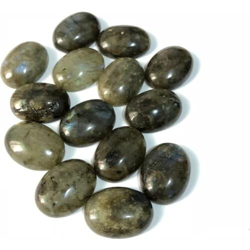 Wholesale Labradorit Gem Cabochon 15x20mm Ovals Gem stone Cabochon CAB Gem Ring Face,10pcs/lot Normal quality
