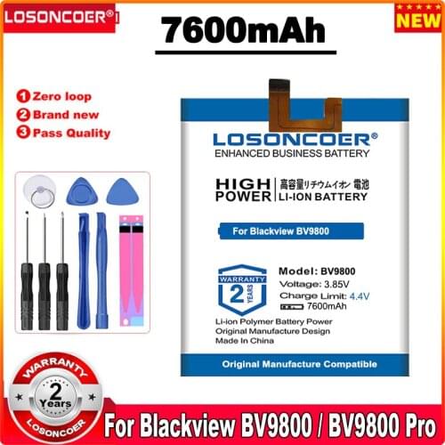 LOSONCOER New listing 7200mAh DK014 Batteries for Blackview BV9800 / BV9800 Pro Battery for Blackview DK014 Battery