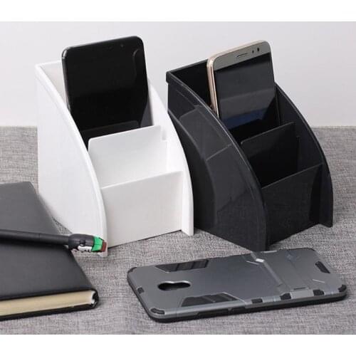 3 Grid Remote Control Box Cosmetics Desktop Storage Case Stand Holder Office Stationery Phone Organizer Au16 21 Dropship