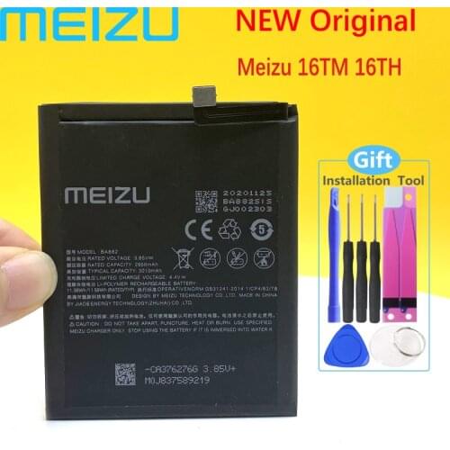 NEW Original Meizu 16 16TM 16TH Phone BA882 High Quality Battery+Tracking Number